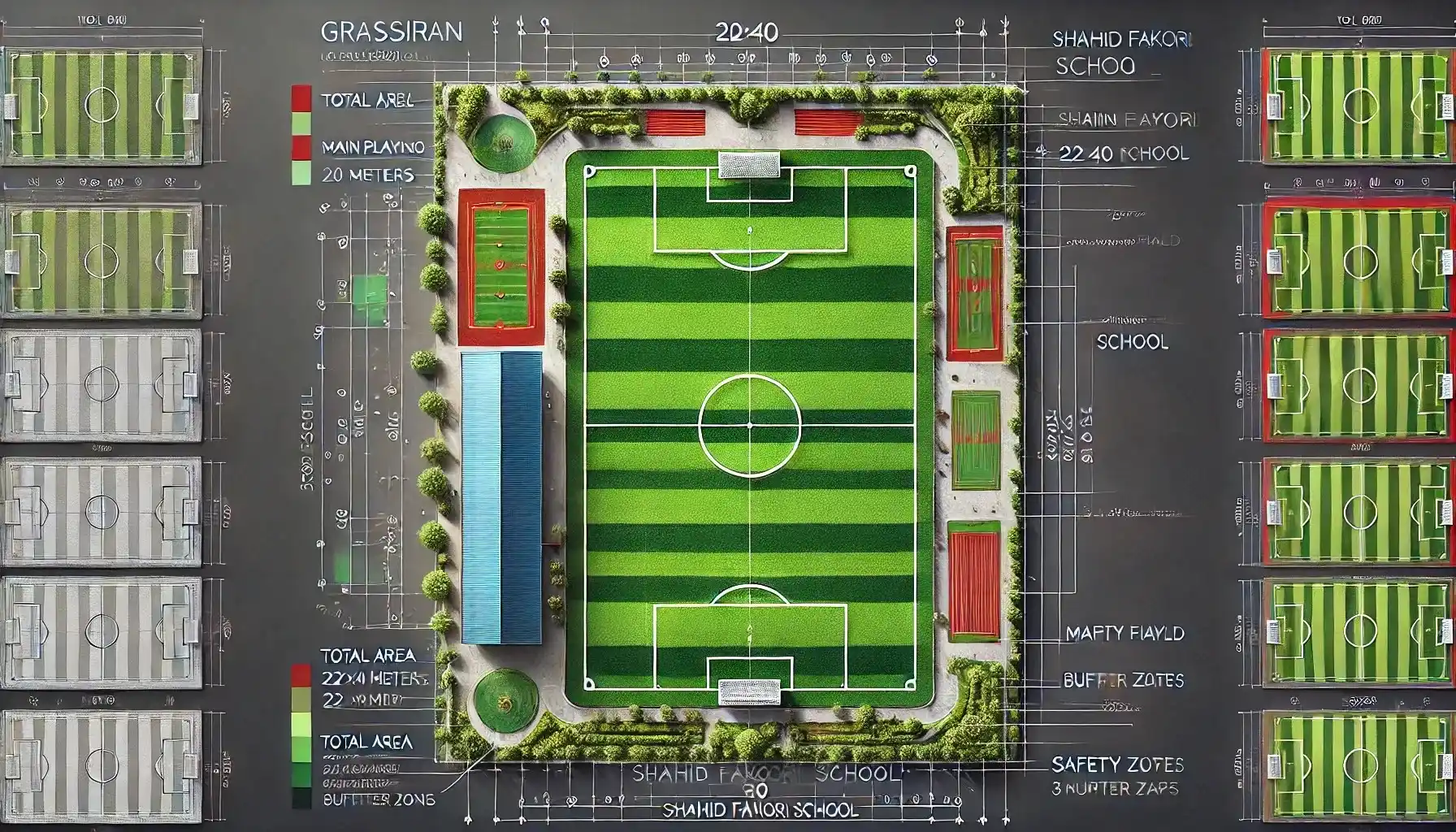 خرید بهترین چمن مصنوعی فوتبالی