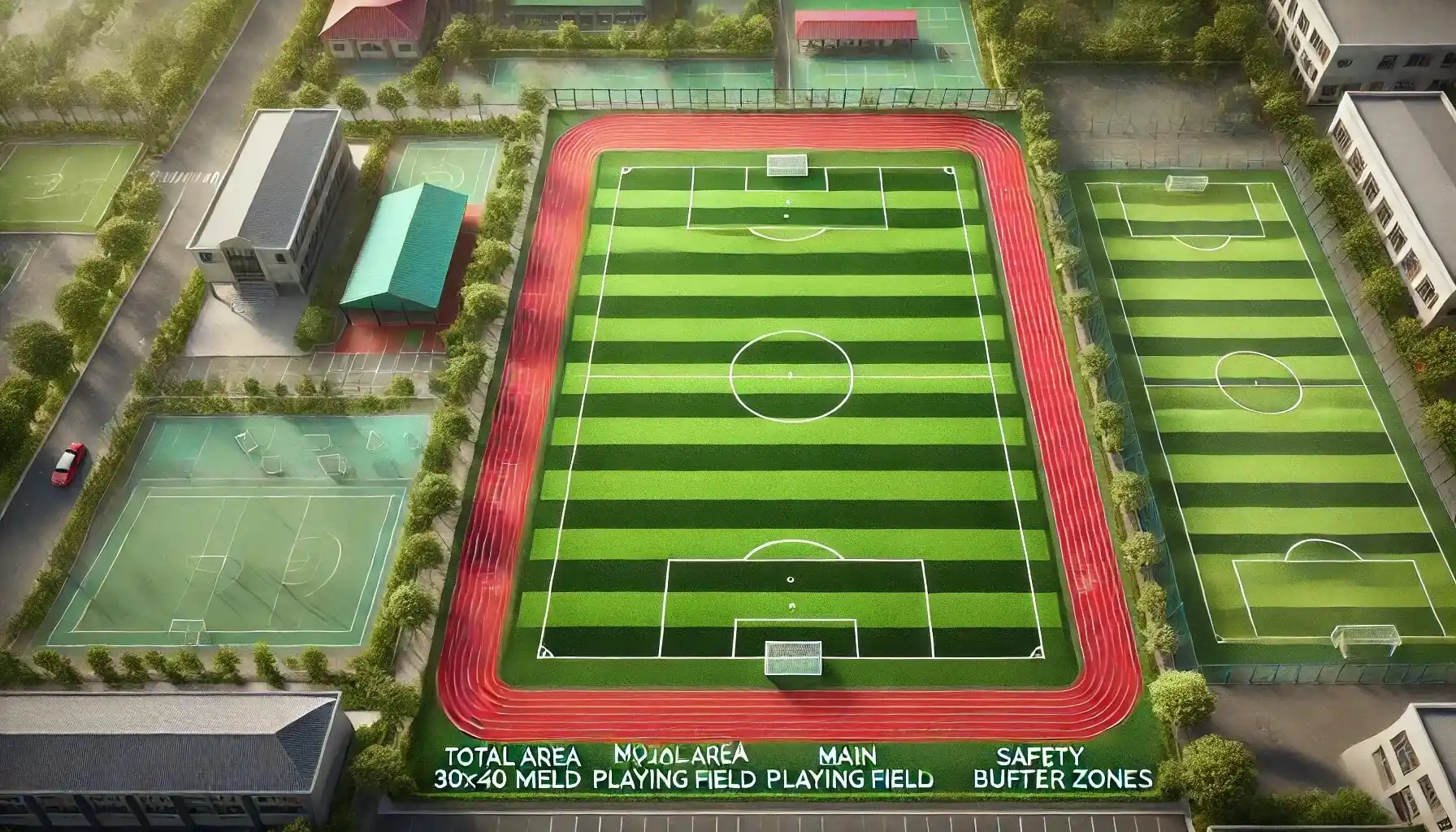 مشخصات بهترین چمن مصنوعی برای فوتبال