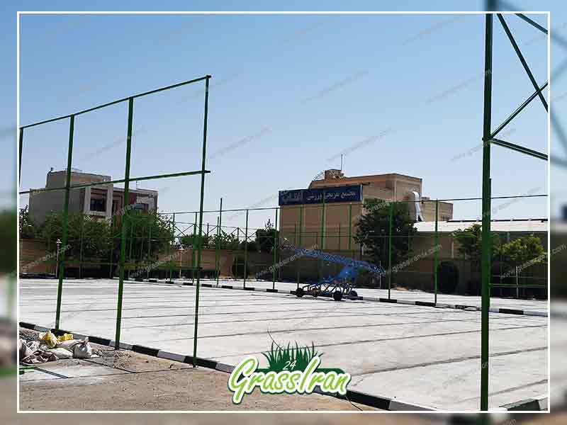 زیرسازی زمین چمن مصنوعی