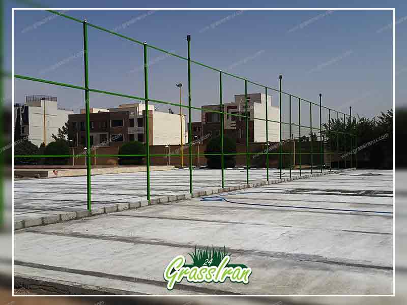 زیر سازی ورزشگاه تختی شاهین شهر