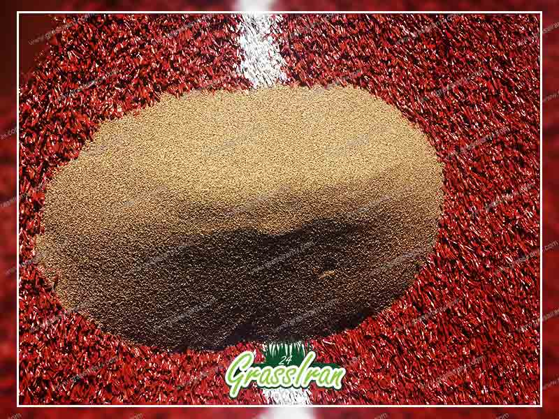 برس کشی شن سیلیس چمن مصنوعی