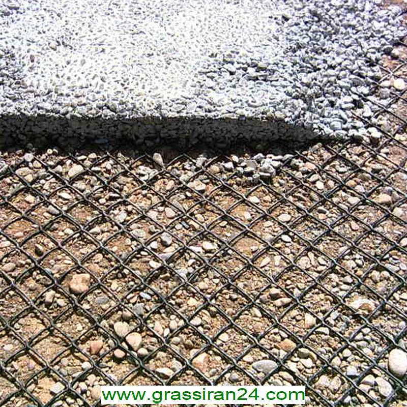 زیر سازی چمن با بتن