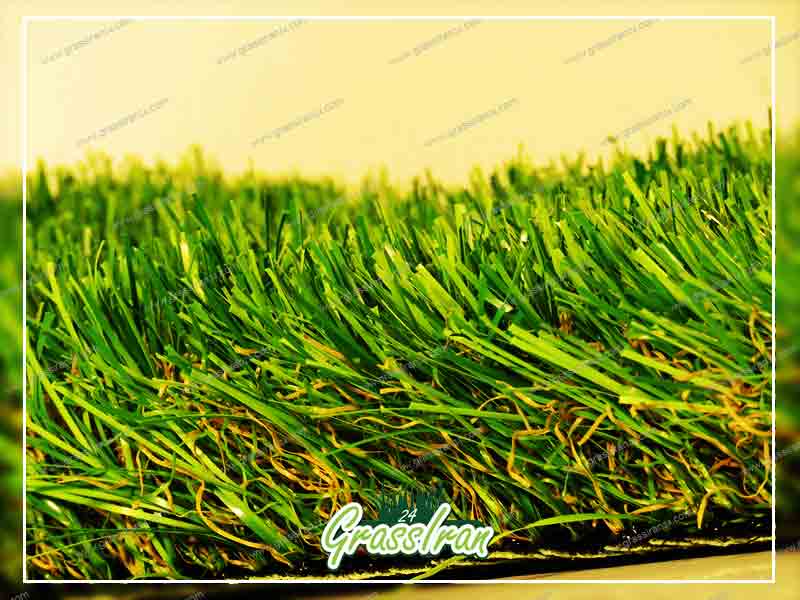 چمن مصنوعی تزئینی سه بافت