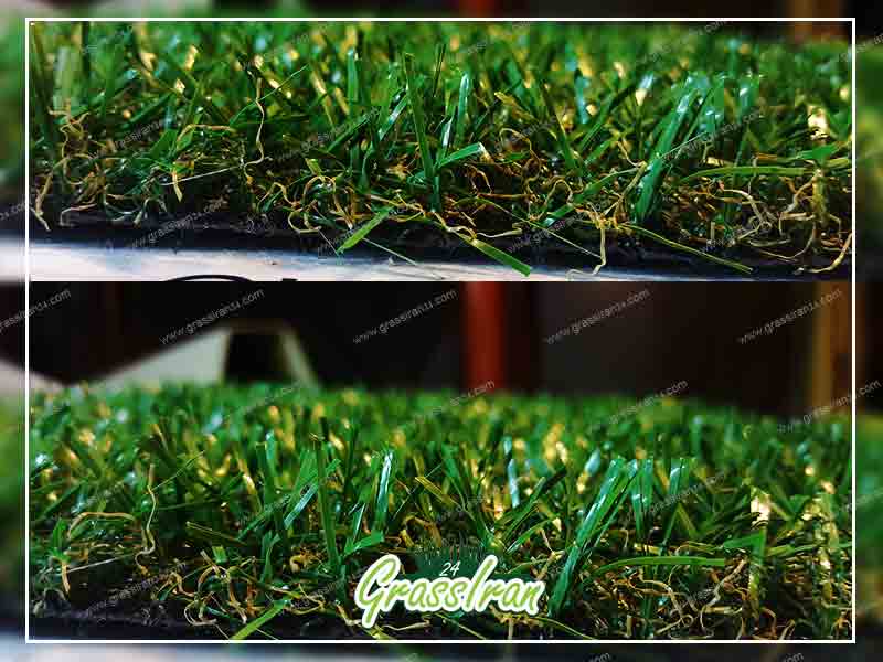 چمن مصنوعی دو بافت