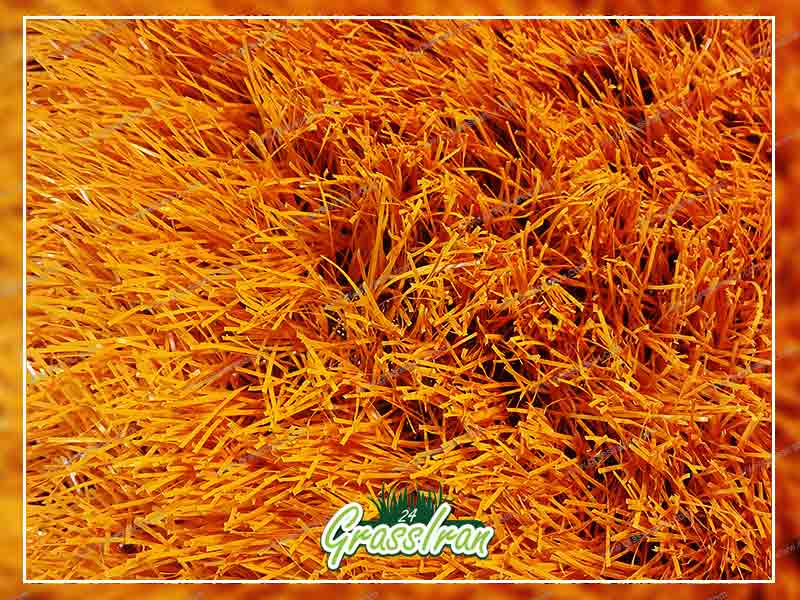 چمن مصنوعی ورزشی زرد رنگ بسکتبالی