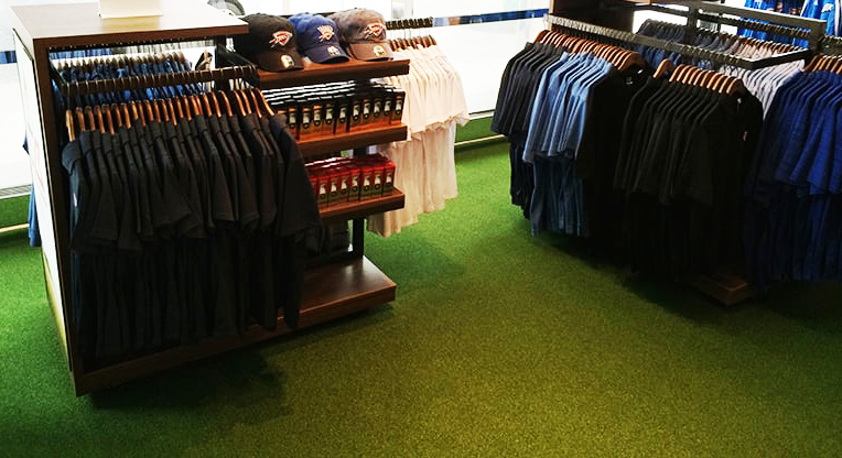 کفپوش مغازه چمن مصنوعی