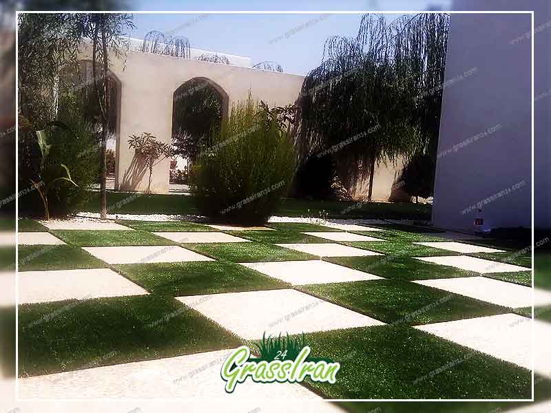 چمن مصنوعی شطرنجی