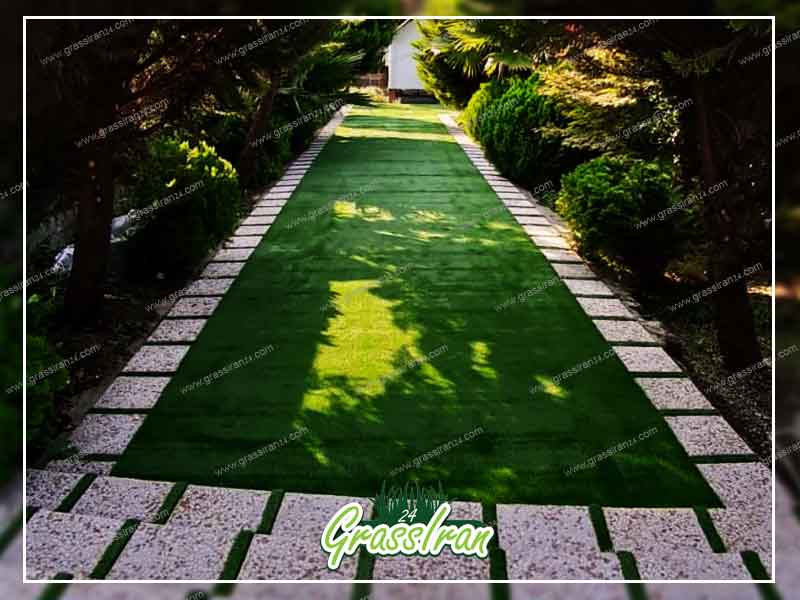 چمن مصنوعی تزئینی تک بافت