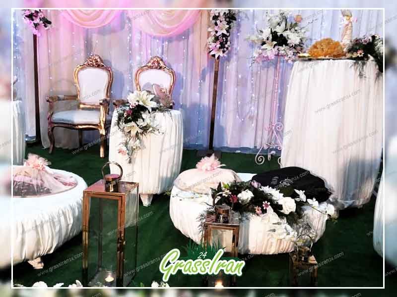 چمن مصنوعی برای باغ تالار