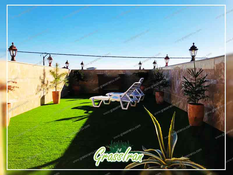 فرش چمن تراس