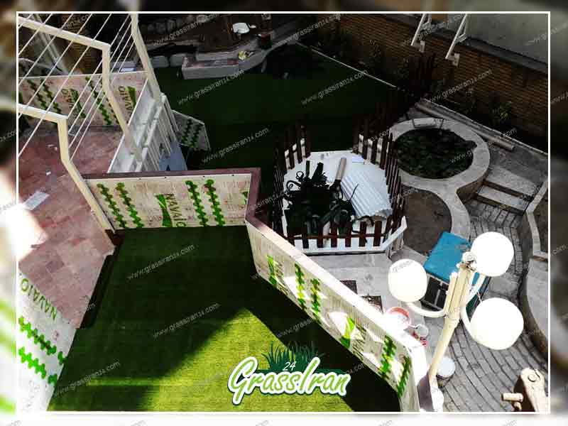 چمن مصنوعی تراس
