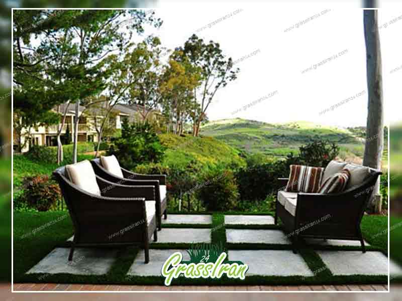 چمن مصنوعی محوطه