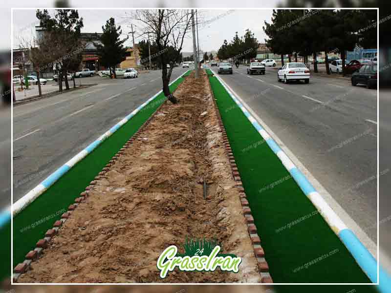 چمن مصنوعی برای بلوار