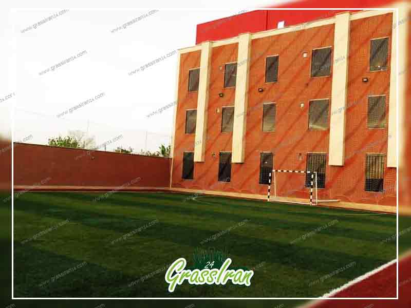چمن مصنوعی ورزشی ایرانی دو رنگ