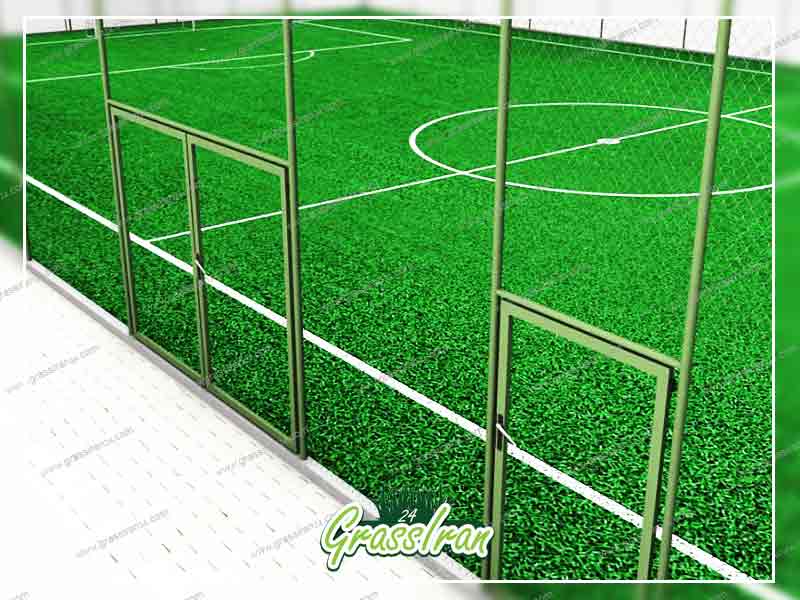 عکس و نقشه زمین چمن مصنوعی نیوساد