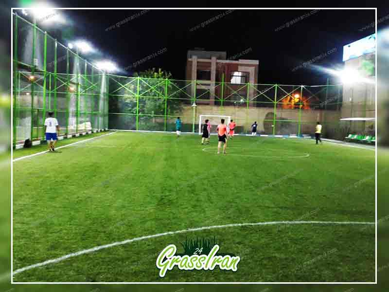 اندازه زمین چمن مصنوعی فوتسال