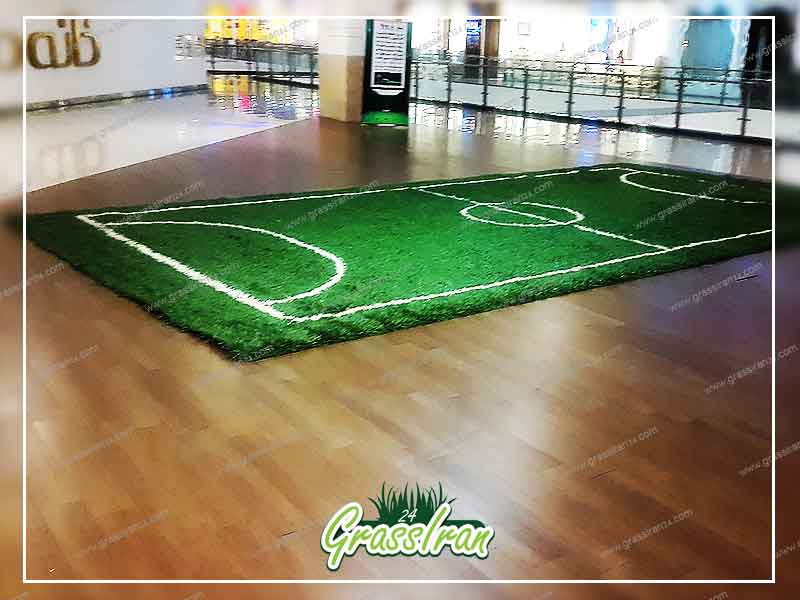 کاربرد چمن مصنوعی برای نمای فروشگاه های ورزشی