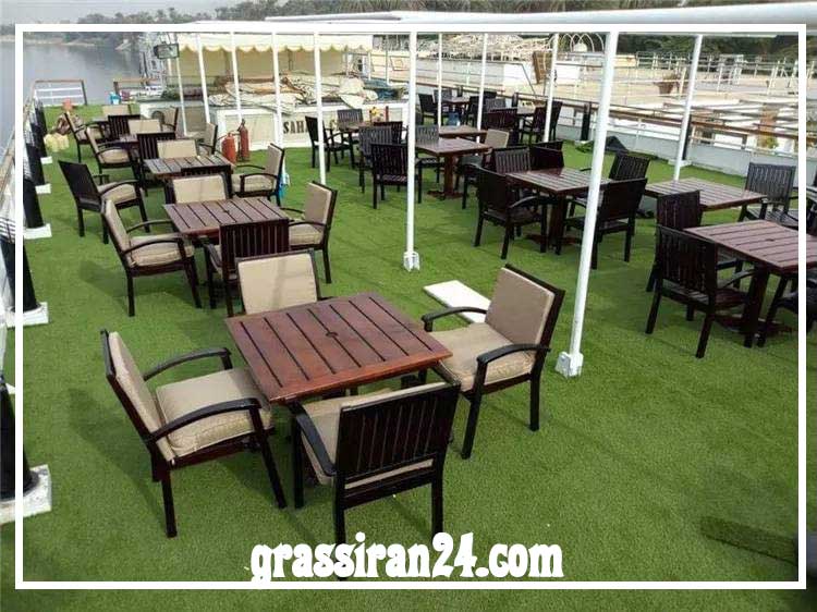 چمن مصنوعی برای رستوران